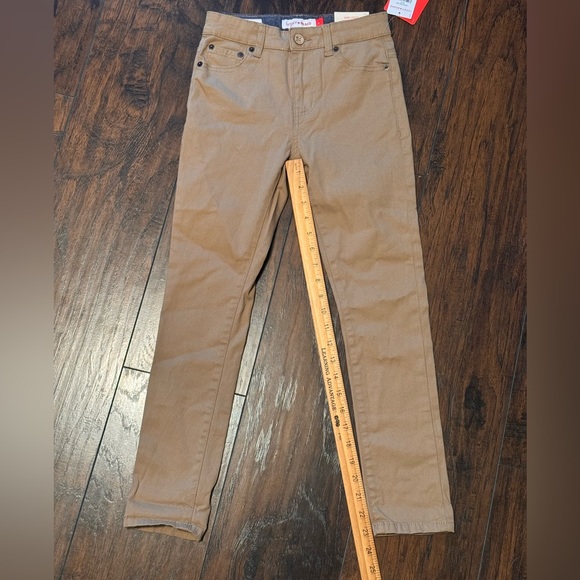Lucky Brand Authentic Skinny Boys Khaki Pants Slacks Size 8 NWT - Picture 3 of 16